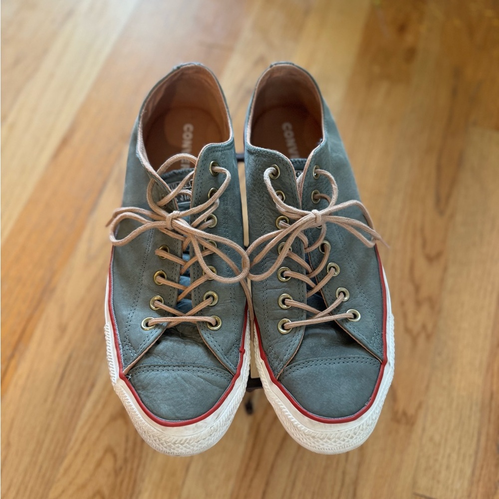 Men’s Converse Olive Green Low-Top Sneakers